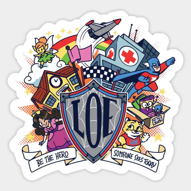 LOE 2020 Design v1 Sticker by The League of Enchantment